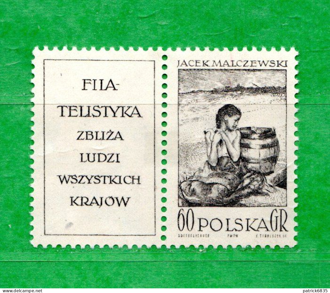 (N) POLONIA **- 1962 - Journée De La F.I.P.. YVERT. 1197 .  MNH**. SANS GOMME - Neufs