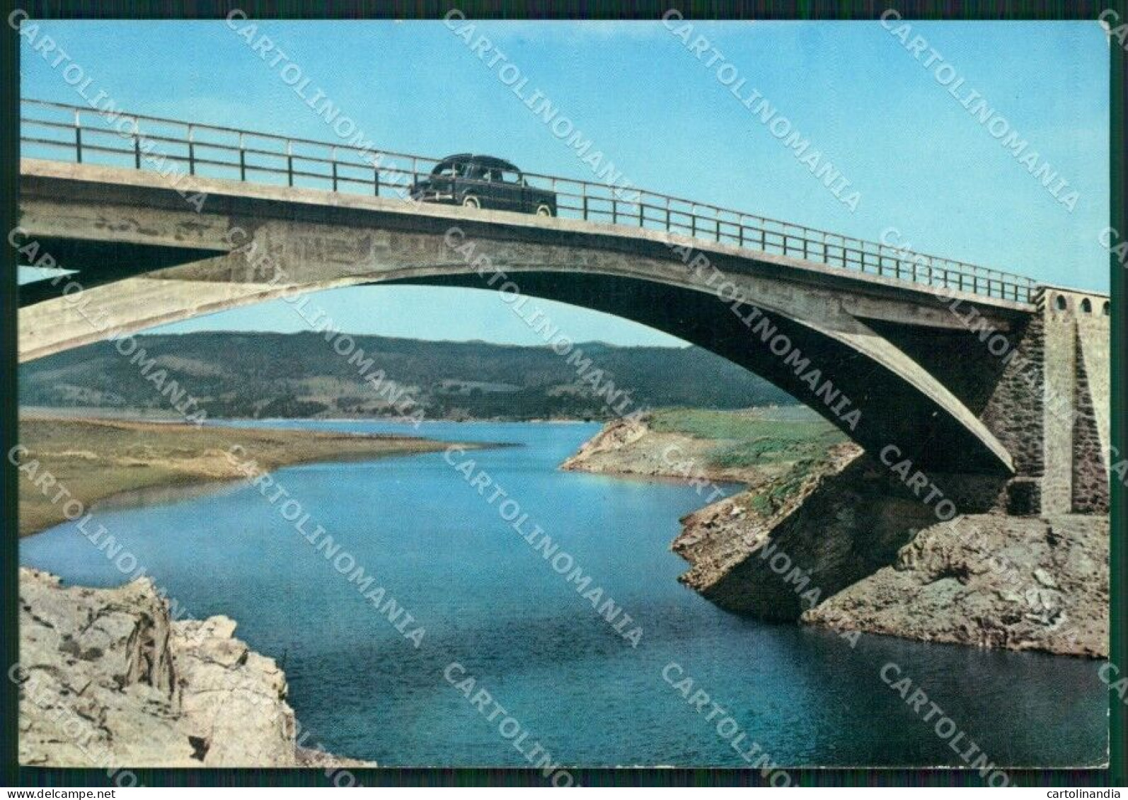 Cosenza Ponte Sul Lago Cecita Auto Foto FG Cartolina ZK6461 - Cosenza