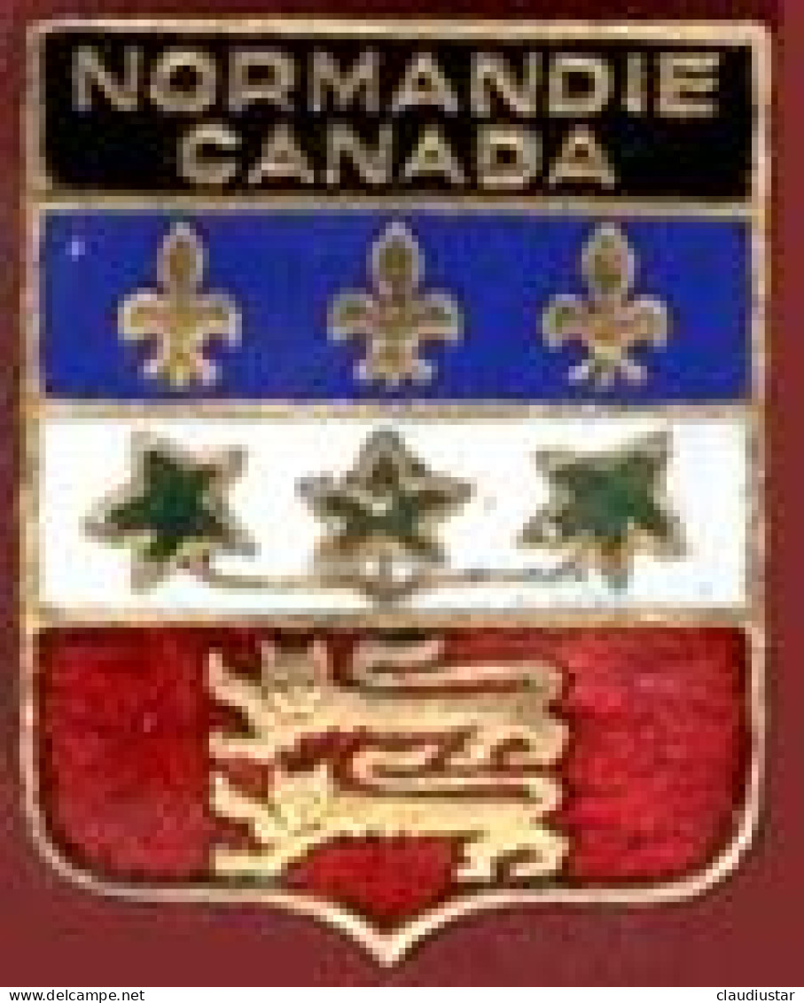 ** BROCHE  NORMANDIE  CANADA ** - Broches