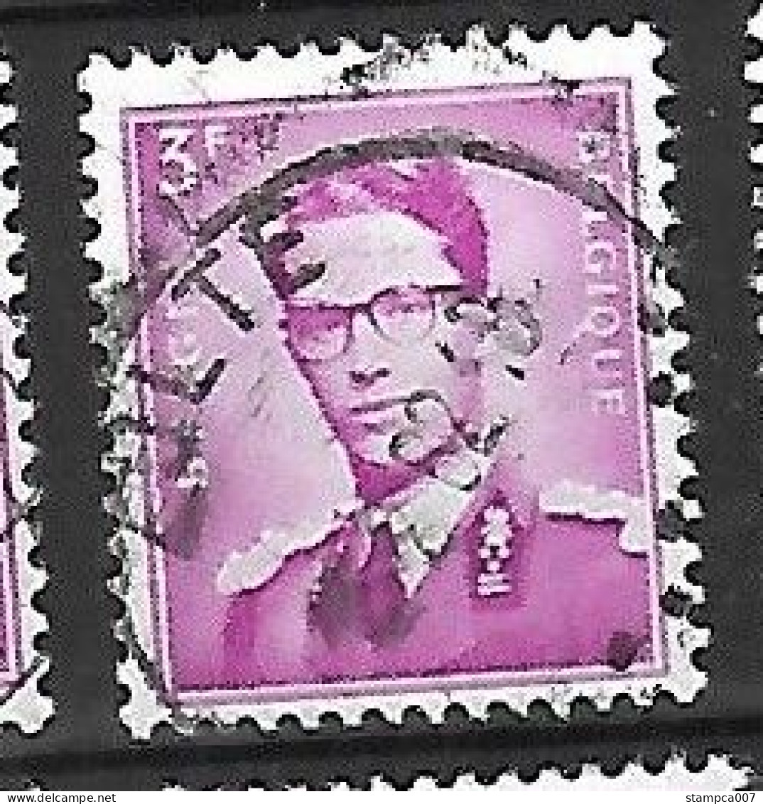 OCB Nr 1067  Centrale Stempel Zulte - King Roi Koning Boudewijn Baudouin Marchand - 1953-1972 Lunettes