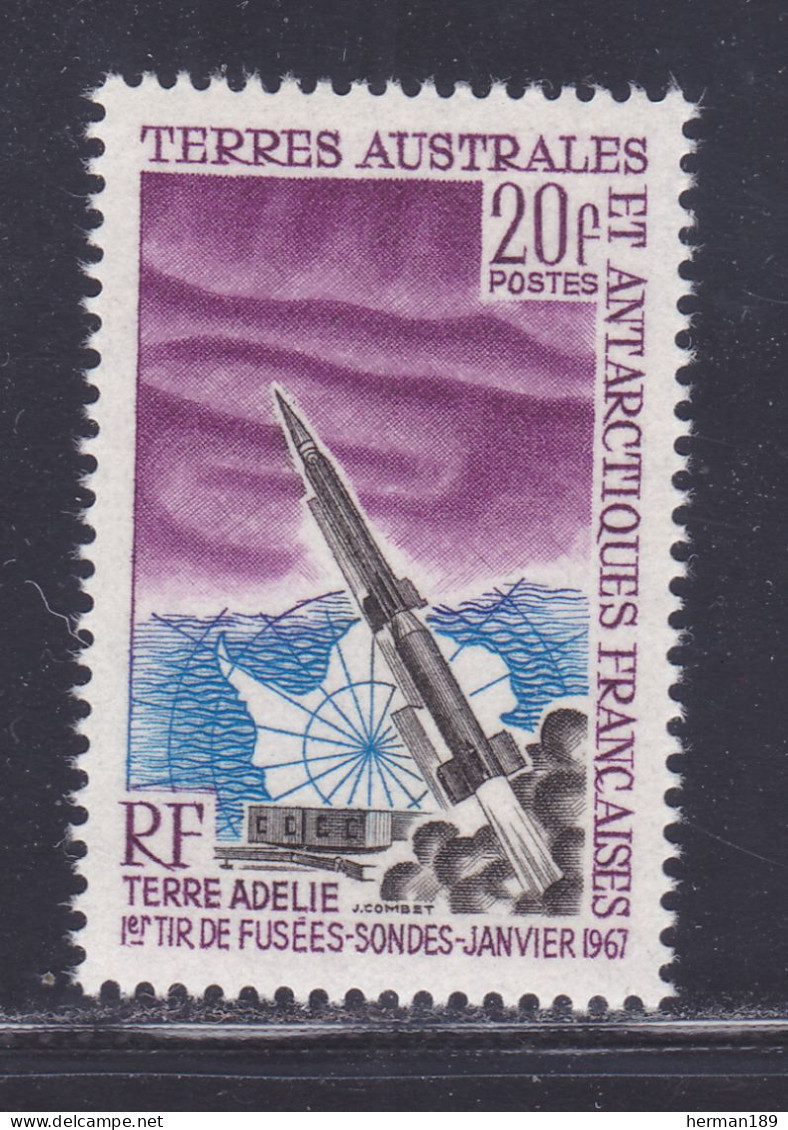 TAAF N°   23 ** MNH Neuf Sans Charnière, TB (D7805) 1er Tir De Fusée Sonde - 1967 - Unused Stamps