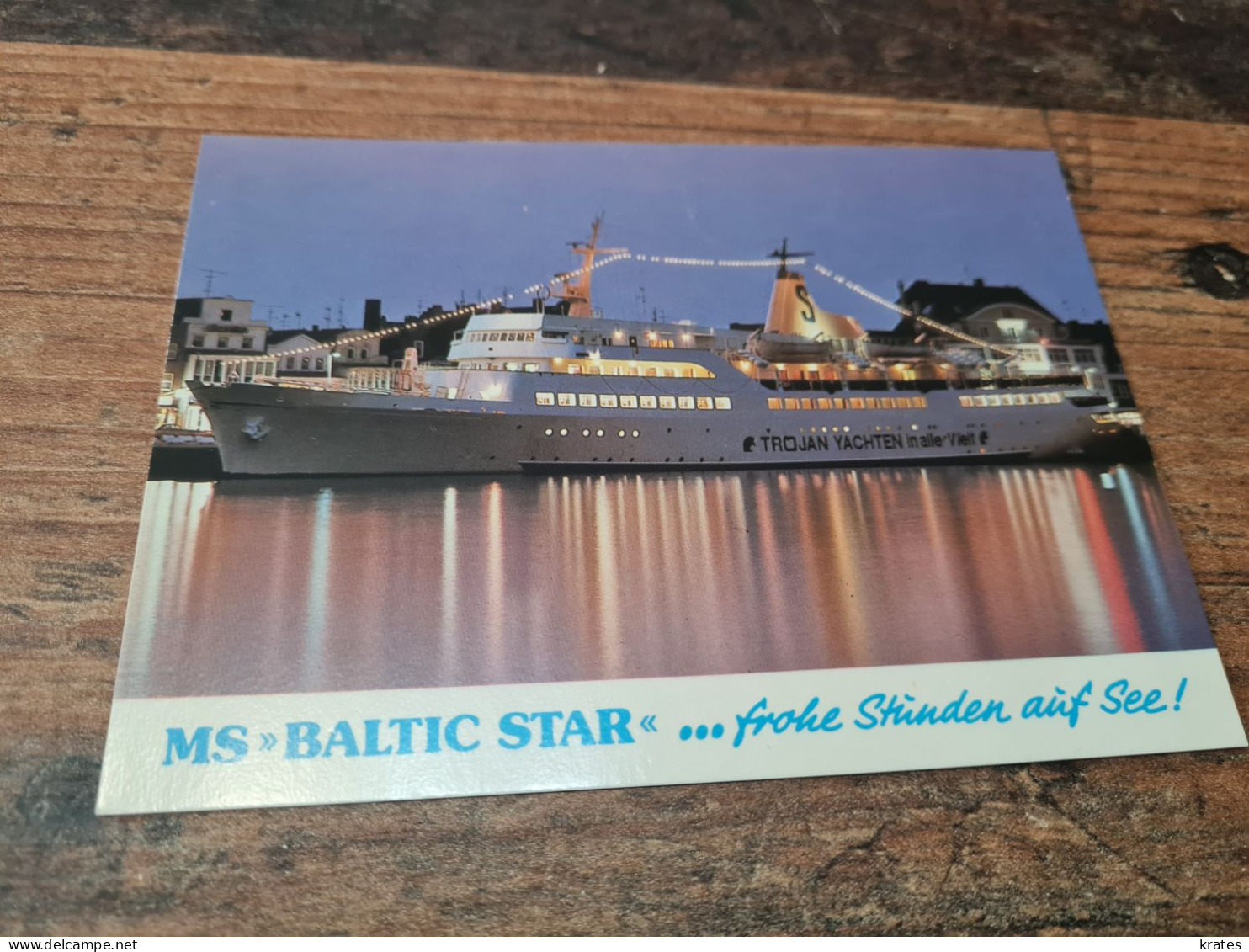 Postcard - Ship "Baltic Star"       (V 38059) - Sailing Vessels