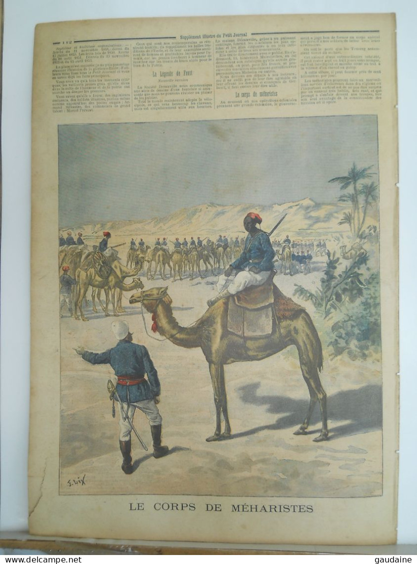 Le Petit Journal N°176 – 2 Avril 1894 - Ecole Polytechnique - Méhariste - Publicité Bicyclette Decauville - Le Petit Journal