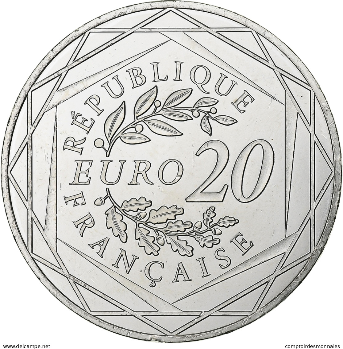 France, 20 Euro, Monnaie De Paris, 2017, Paris, Argent, FDC, KM:New - Frankrijk