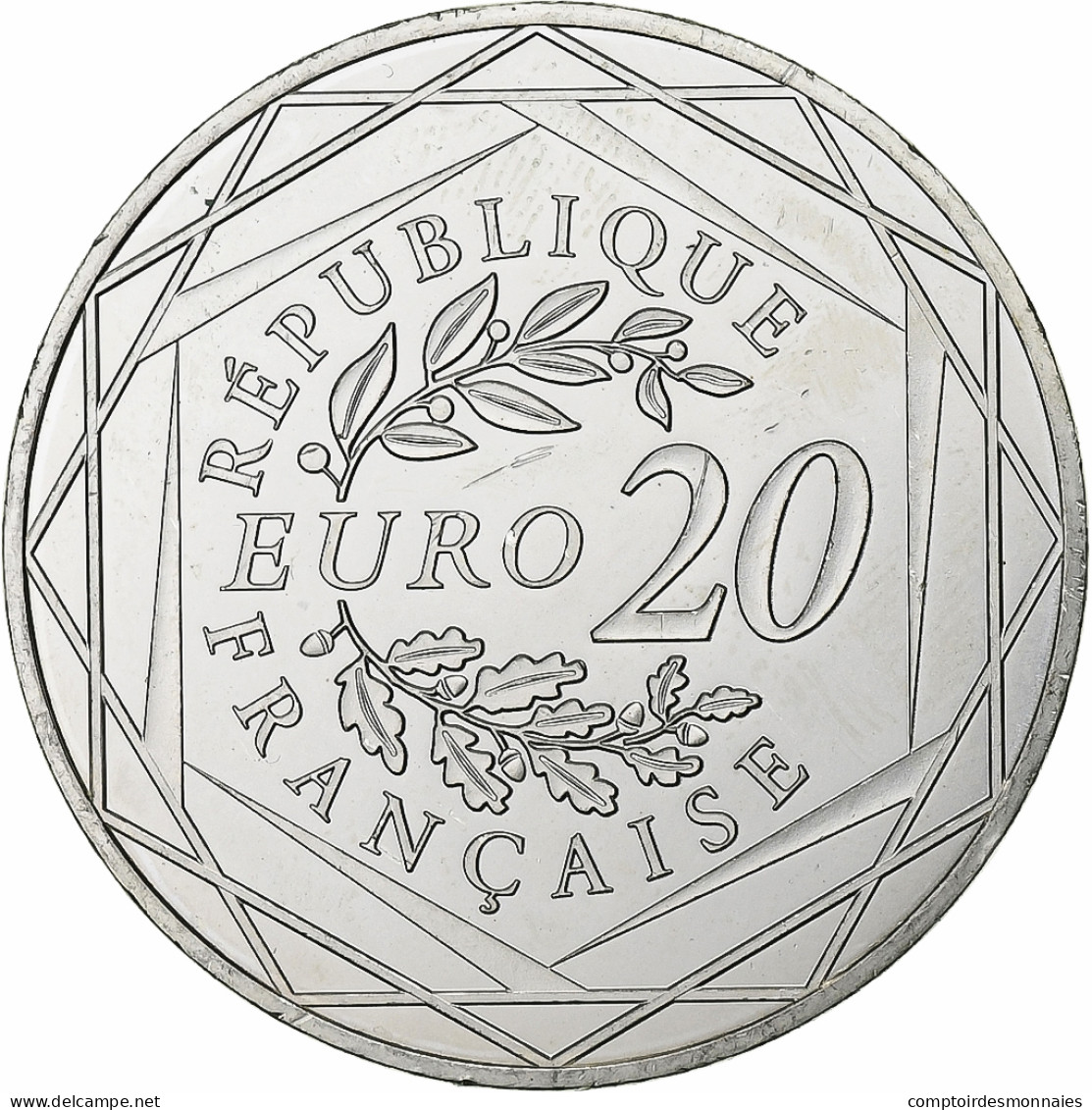 France, 20 Euro, Monnaie De Paris, 2017, Paris, Argent, FDC, KM:New - France