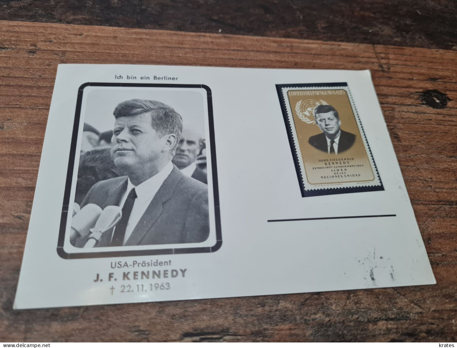 Postcard - J. F. Kennedy       (V 38064) - Hommes Politiques & Militaires