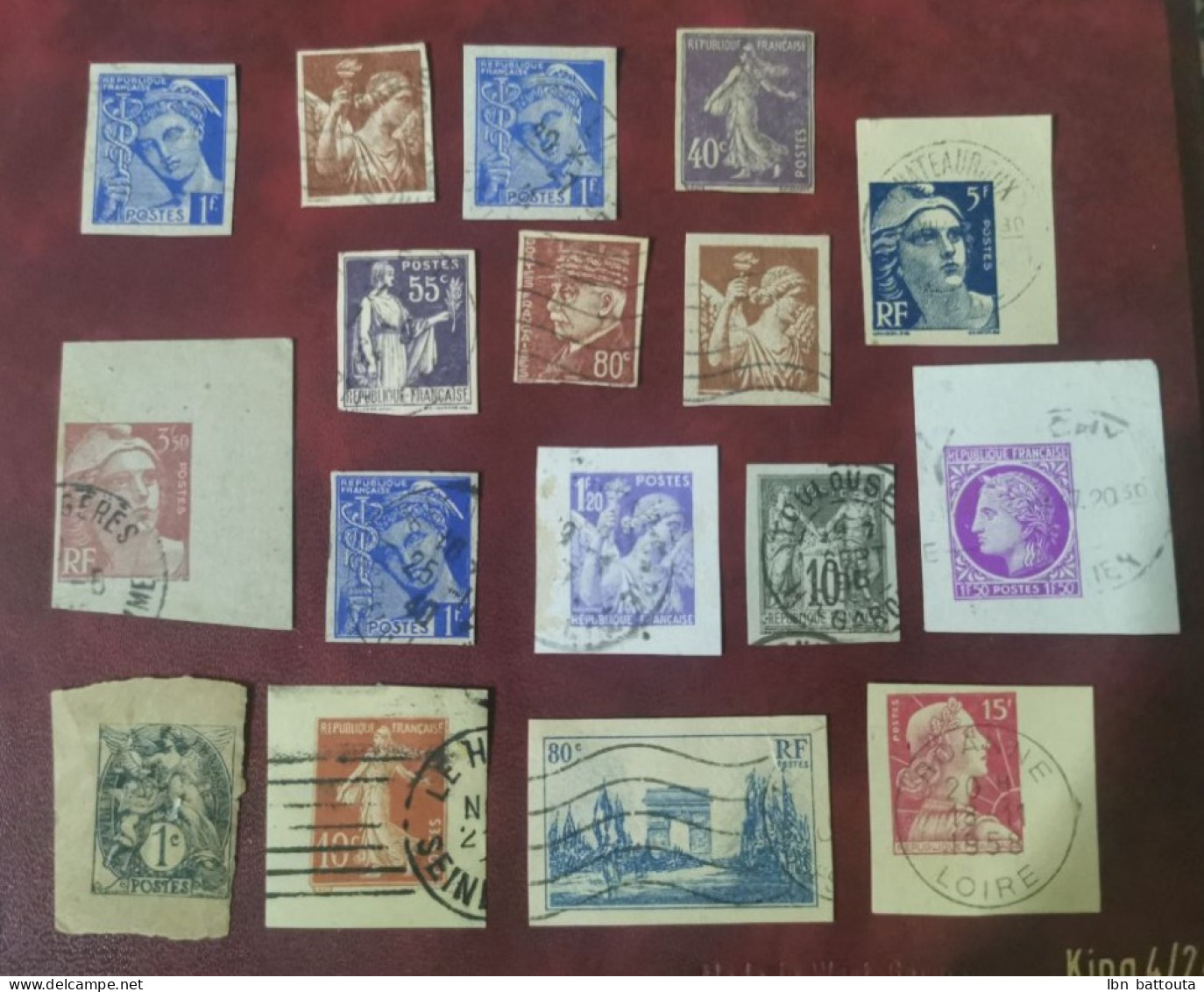 17 Fragments D'entiers Postaux - Lots Et Collections : Entiers Et PAP