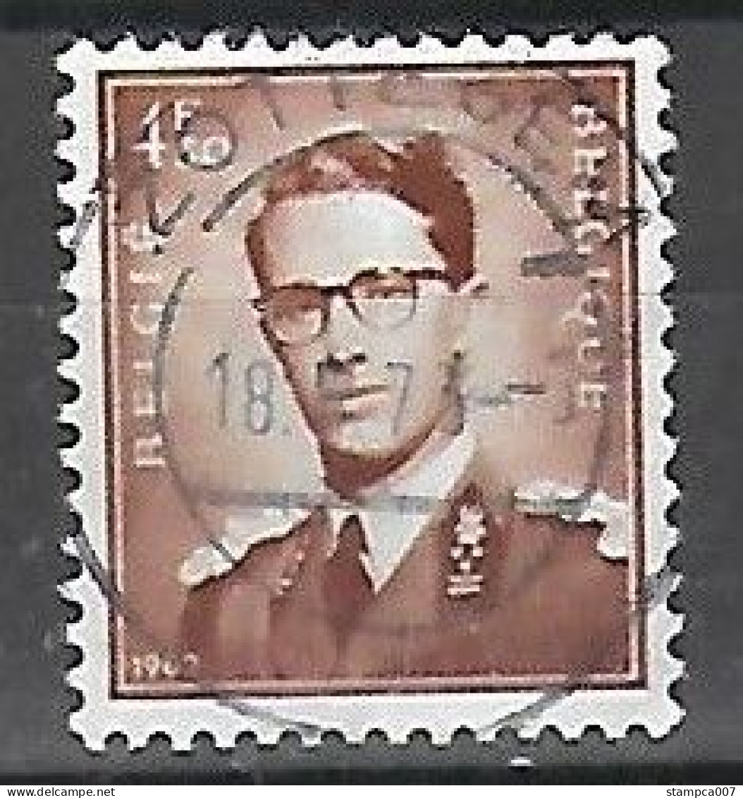 OCB Nr 1068A Centrale Stempel Zottegem - King Roi Koning Boudewijn Baudouin Marchand - 1953-1972 Lunettes