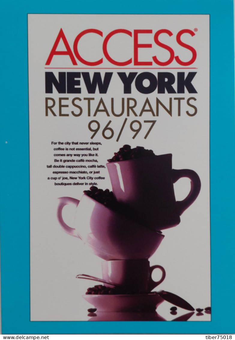 Carte Postale - Access (neighborhood Guide) New York Restaurants 96/97 - Publicité