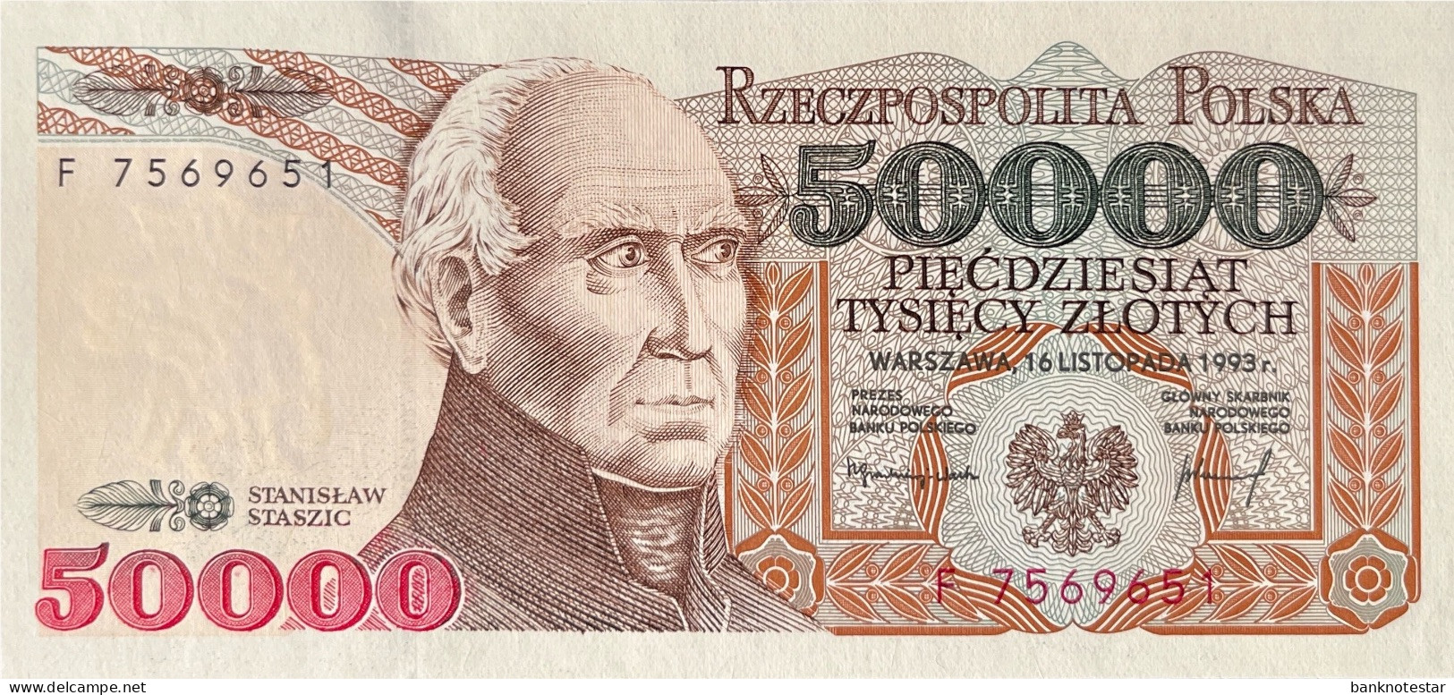 Poland 50.000 Zloty, P-159 (16.11.1993) - UNC - Pologne