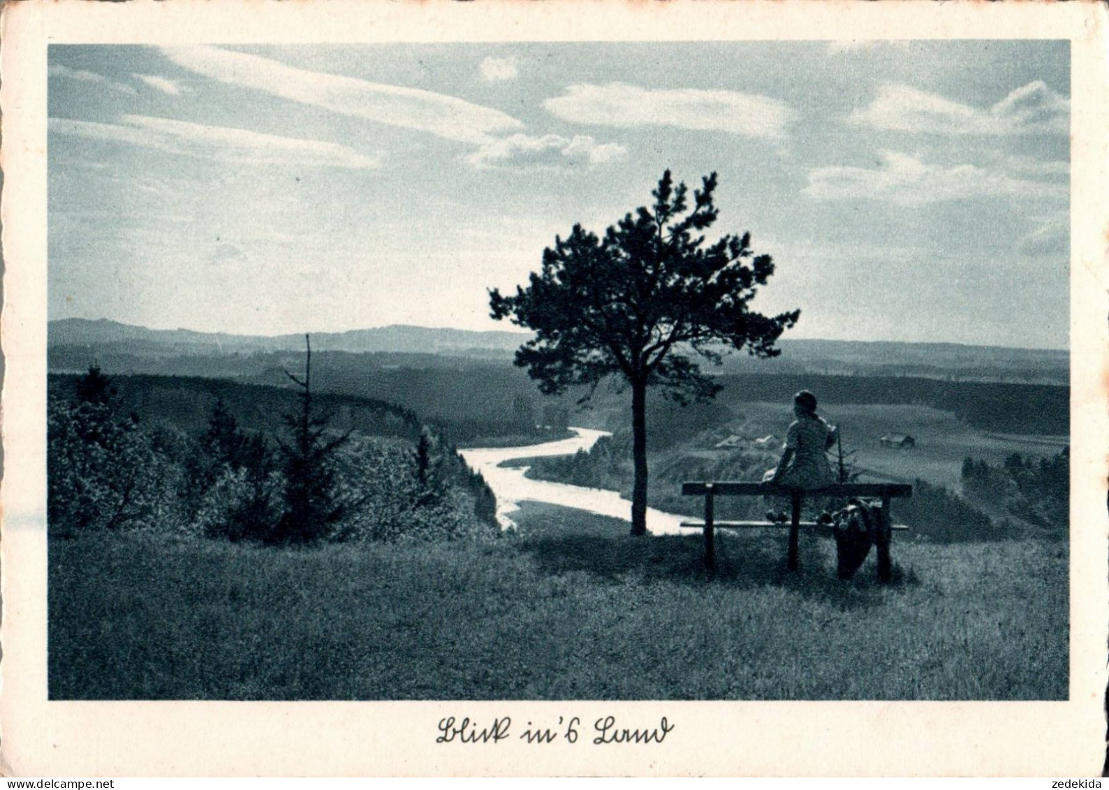 H1381 - Hoffmann Heinrich Foto Künstlerkarte - Blick Ins Land - Selbstverlag - Sonstige & Ohne Zuordnung