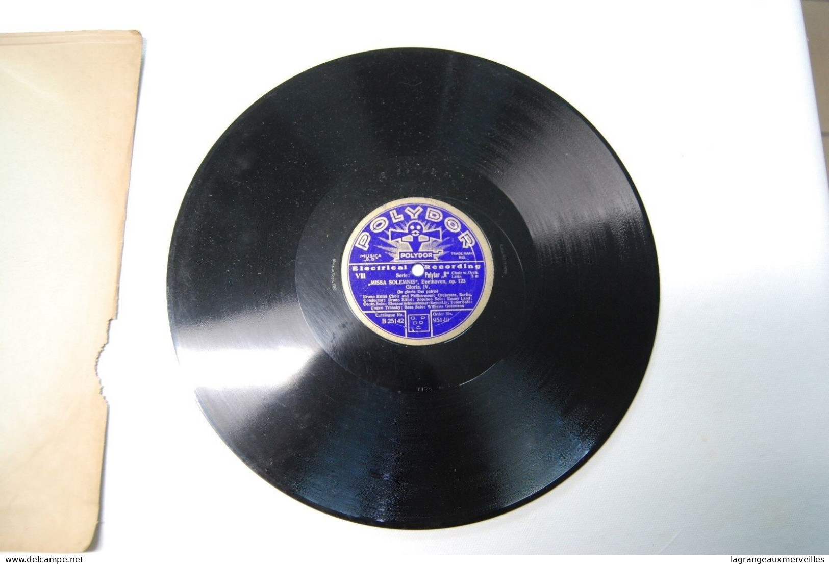 Di2 - Disque - Gramophone - Polydor - Beethoven - 78 Rpm - Schellackplatten