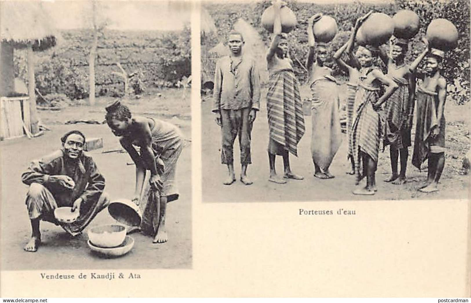 Bénin - Vendeuse De Kandji Et Ata - Porteuses D'eau - Ed. Inconnu  - Benin