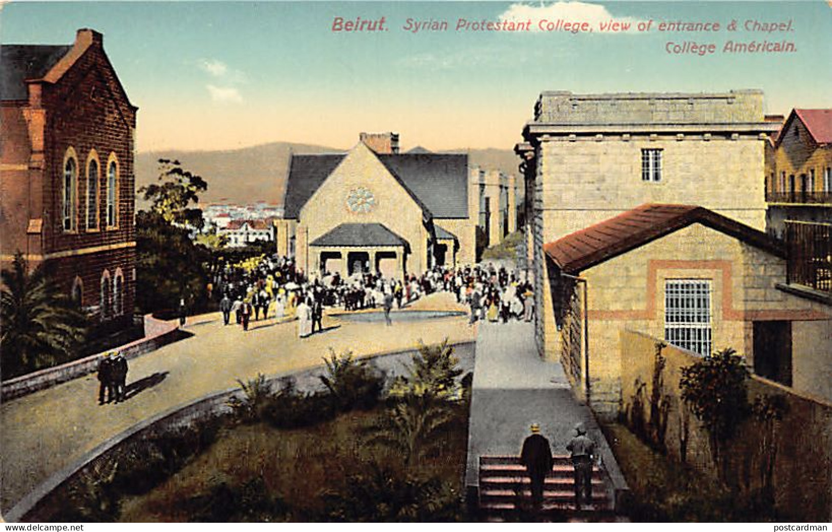 Lebanon - BEIRUT - S.P.C., View Of Entrance And Chapel - Publ. Sarrafian Bros.  - Libano
