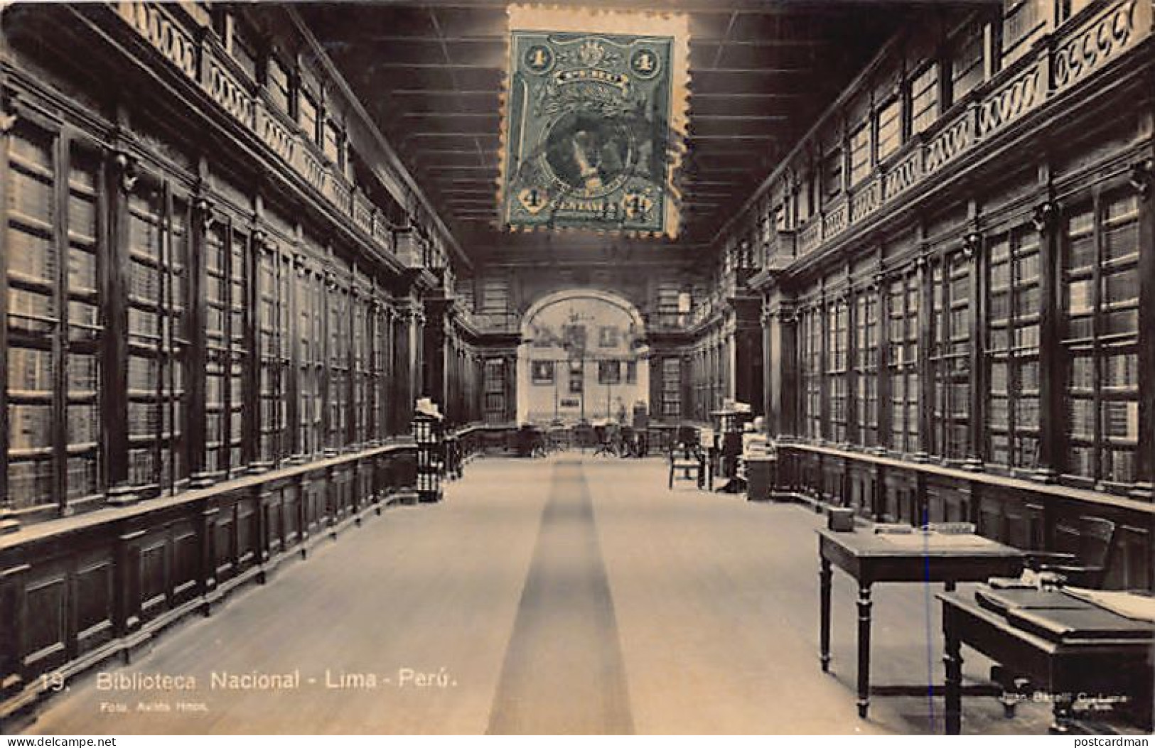 Perú - LIMA - Biblioteca Nacional - Ed. Avilés Hnos 19 - Perù
