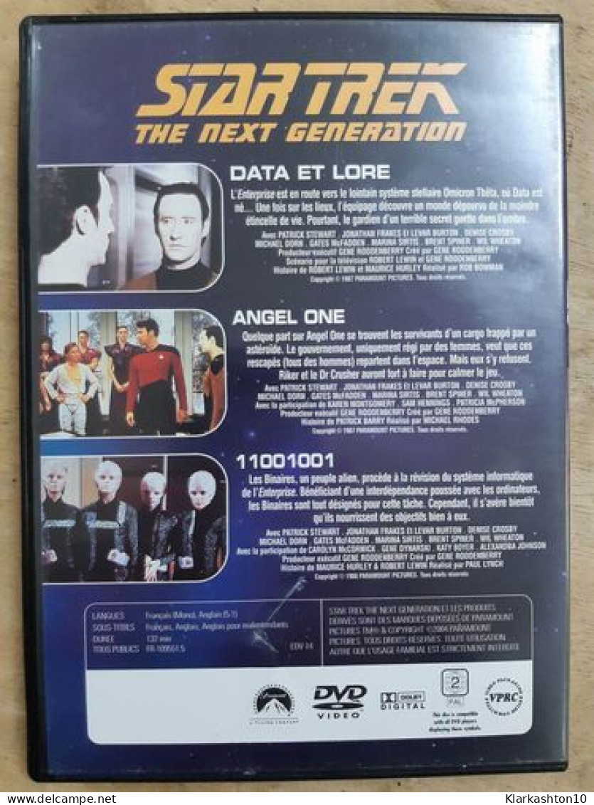 DVD Série Star Trek - The Next Generation - 3 épisodes - - Altri & Non Classificati