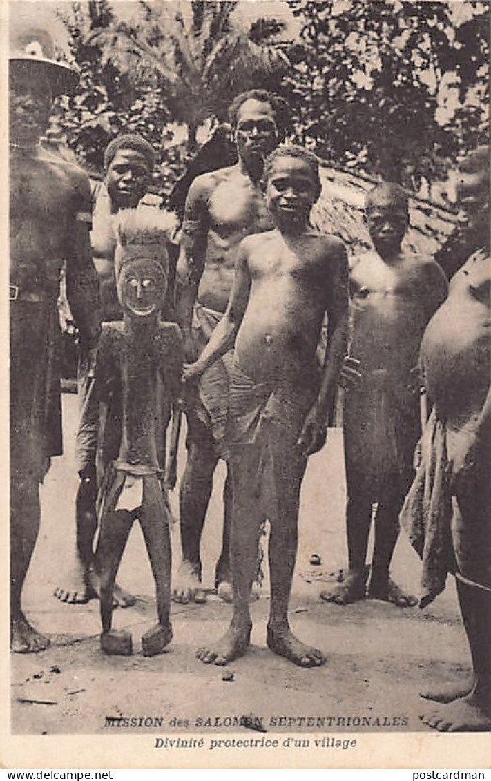Papua New Guinea - Protective Deity Of The Village - Publ. Mission Des Salomon Septentrionales  - Papouasie-Nouvelle-Guinée