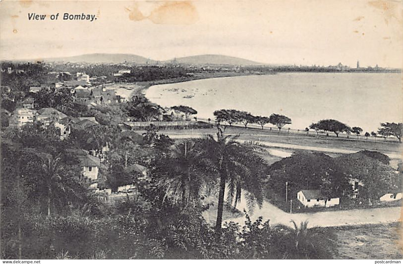 India - MUMBAI - View Of Bombay - Publ. The Phototype Co.  - Inde
