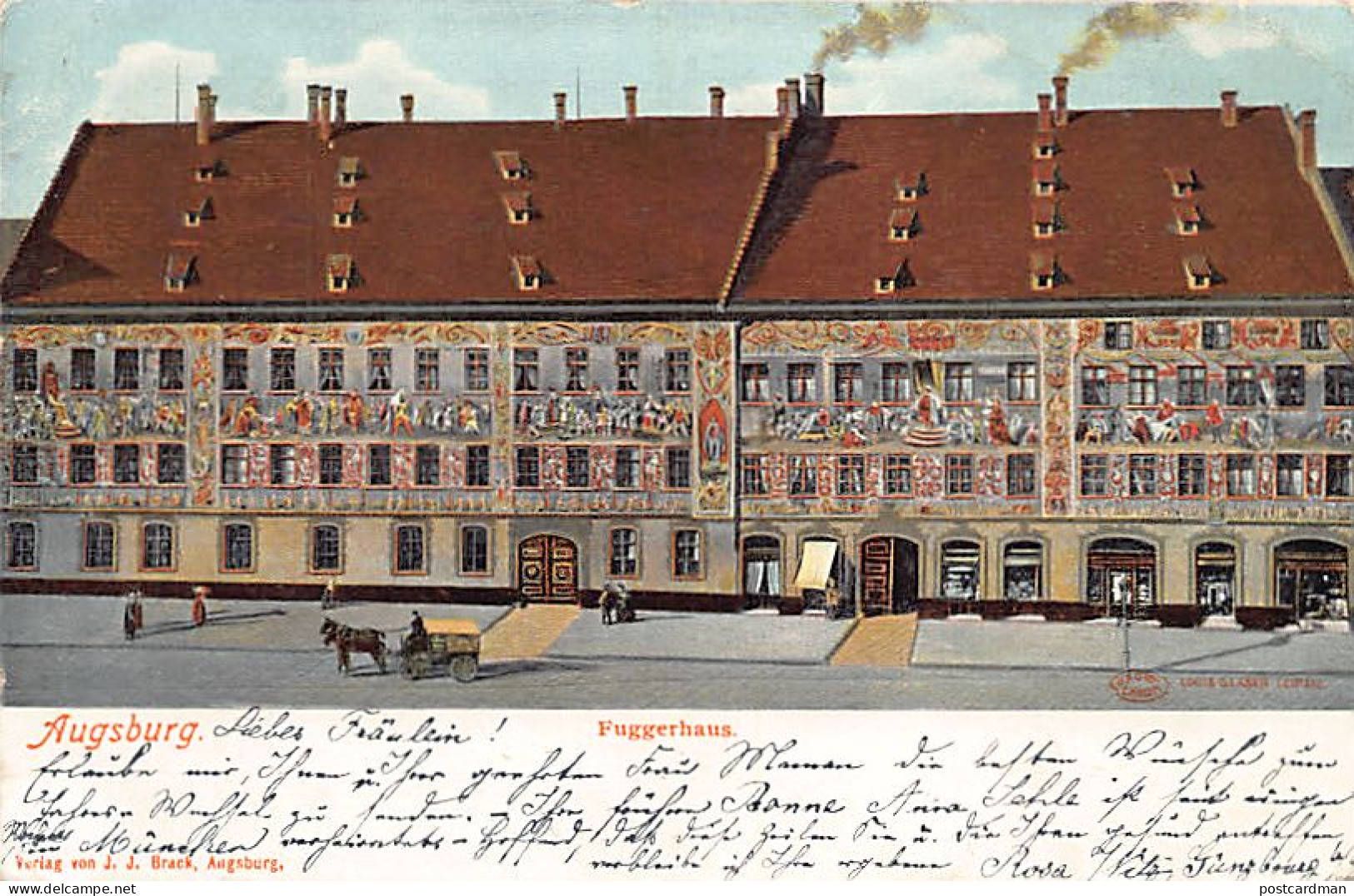 Augsburg (BY) Fuggerhaus Verlag Von J.J. Brack Augsburg - Augsburg