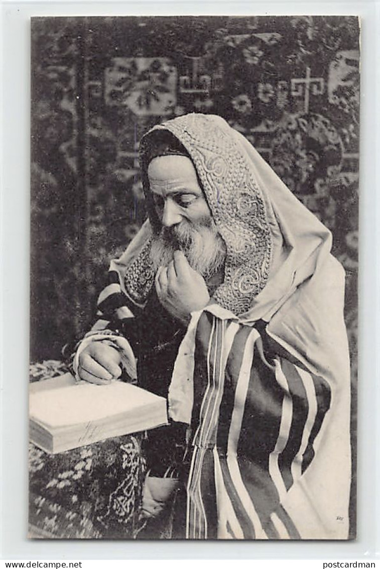 Judaica - POLAND - Old Jew Praying - Publ. S.M.P. In Krakow (Year 1910) 53 - 8647 - Judaisme