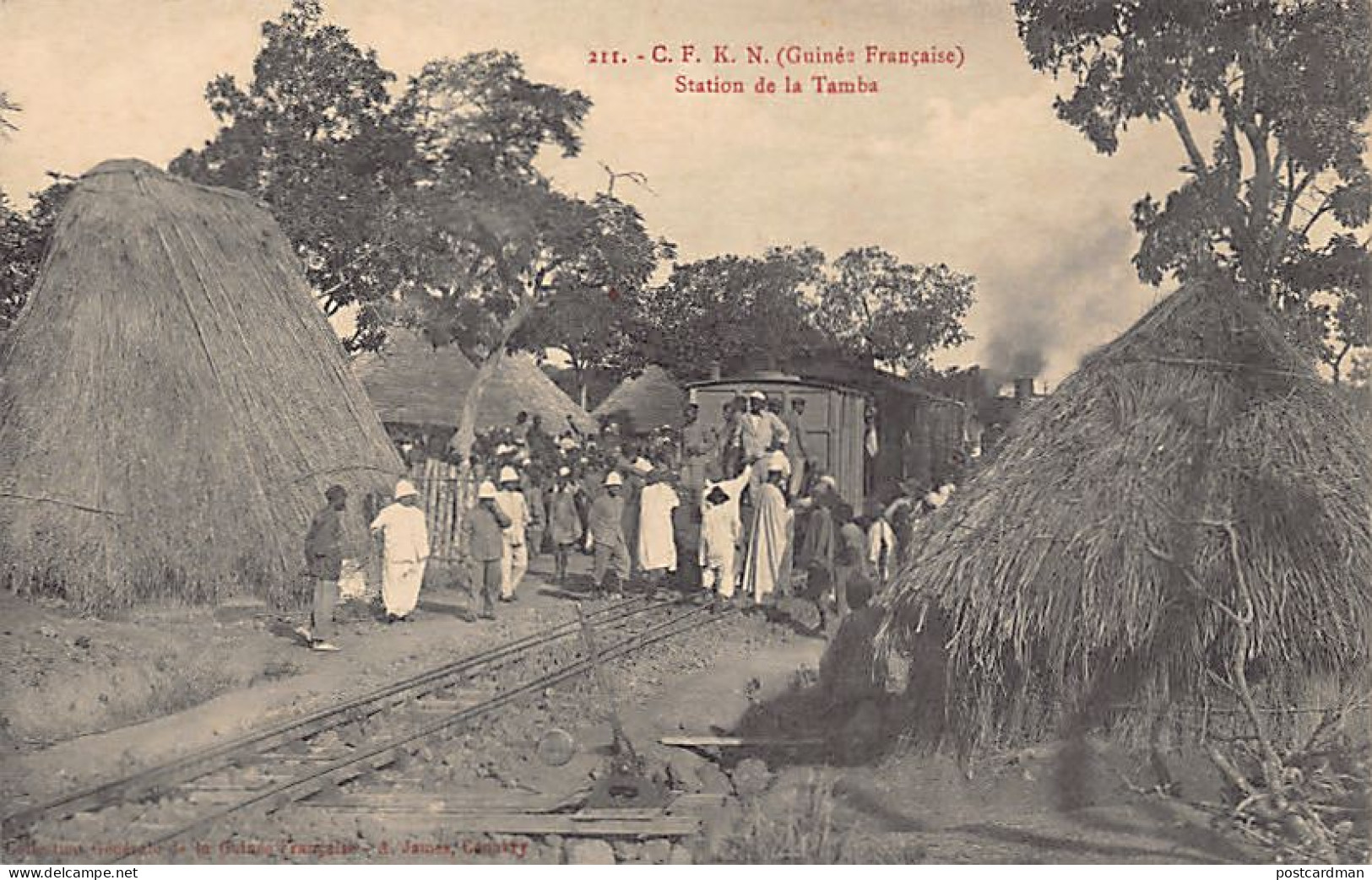 Guinée Conakry - Chemin De Fer Konakry Niger - Station De La Tamba - Ed. A. James 211 - Guinée Française
