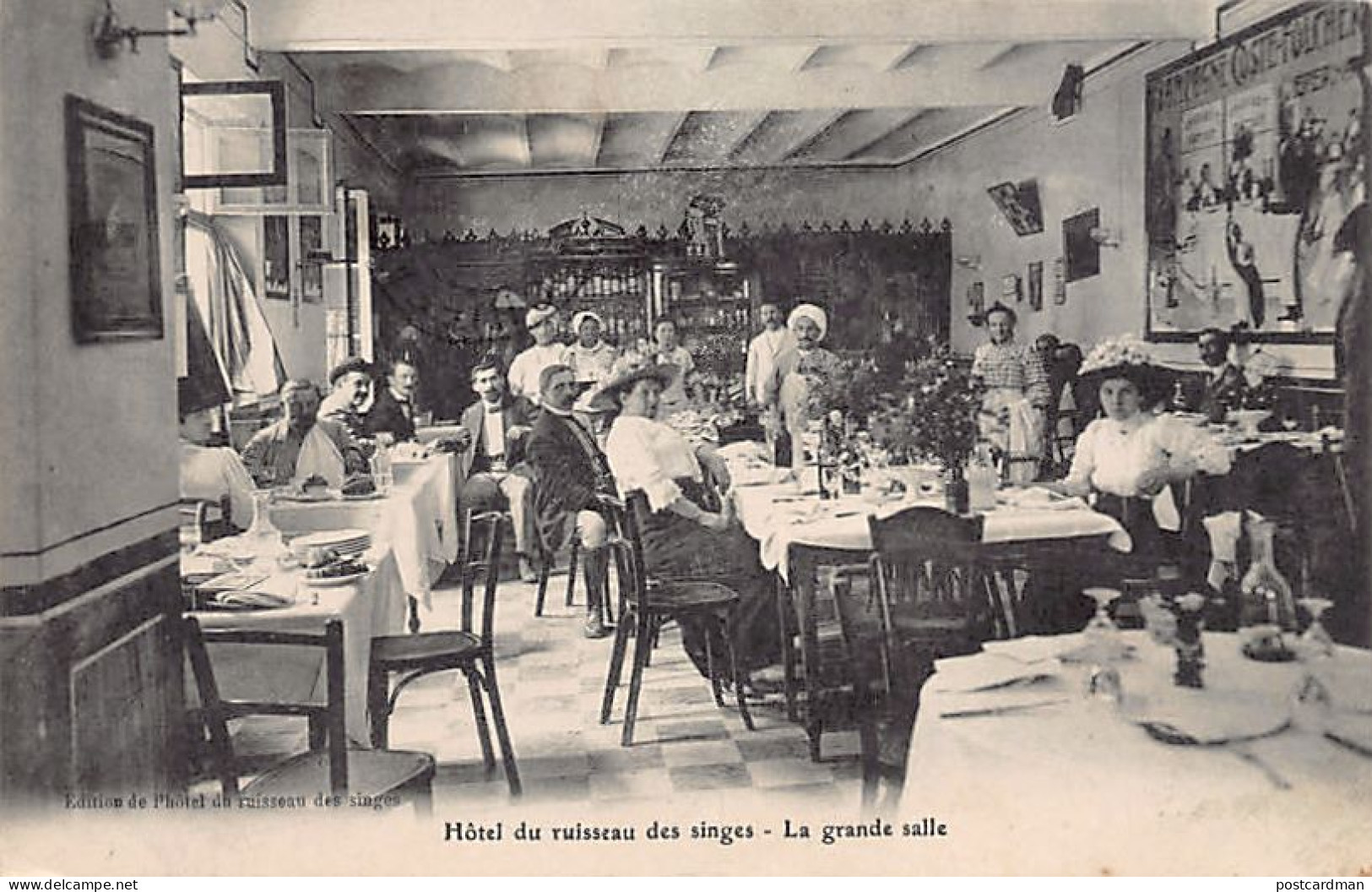 Algérie - BLIDA - Hôtel Du Ruisseau Des Singes - La Grande Salle - Ed. Hôtel Du Ruisseau Des Singes  - Blida