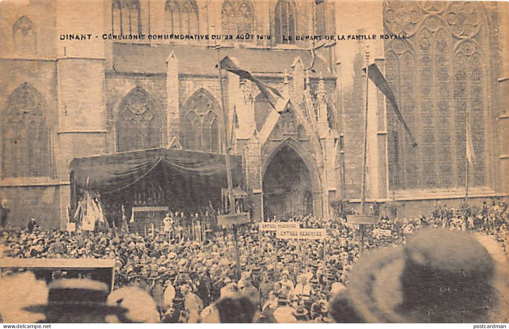 DINANT (Namur) Cérémonie Commémorative Du 23 Août 1919 - Le Départ De La Famille Royale - Dinant