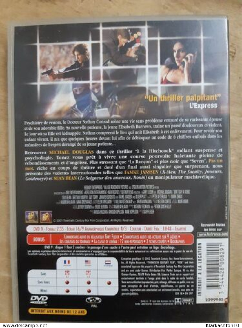 DVD Film - Pas Un Mot - Altri & Non Classificati