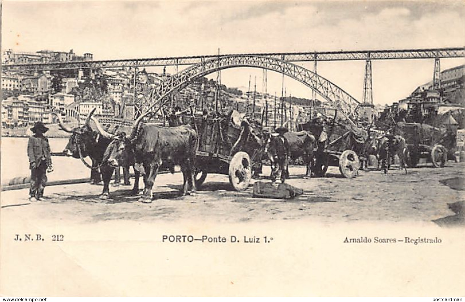 Portugal - PORTO - Ponte D. Luiz 1.° - Ed. Arnaldo Soares 212 - Porto