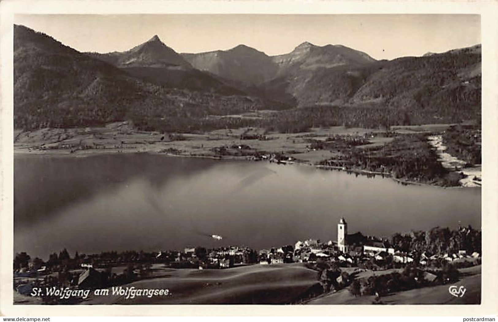 Österreich - St. Wolfgang (OÖ) Totalansicht - Wolfgangsee - St. Wolfgang