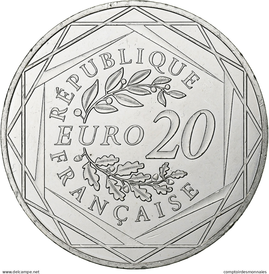 France, 20 Euro, Monnaie De Paris, 2017, Paris, Argent, FDC, KM:New - France