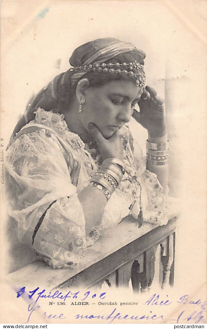 Algérie - Ouridah Pensive - Ed. Collection Idéale P.S.136 - Femmes