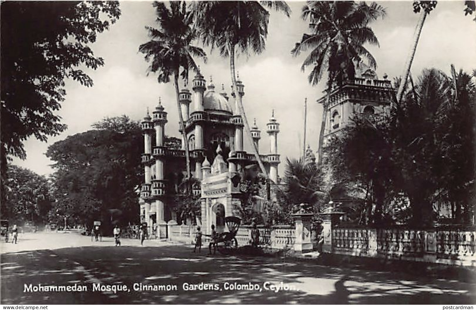 Sri Lanka - COLOMBO - Mohammedan Mosque, Cinnamon Gardens - Publ. Plâté Ltd. 45 - Sri Lanka (Ceylon)