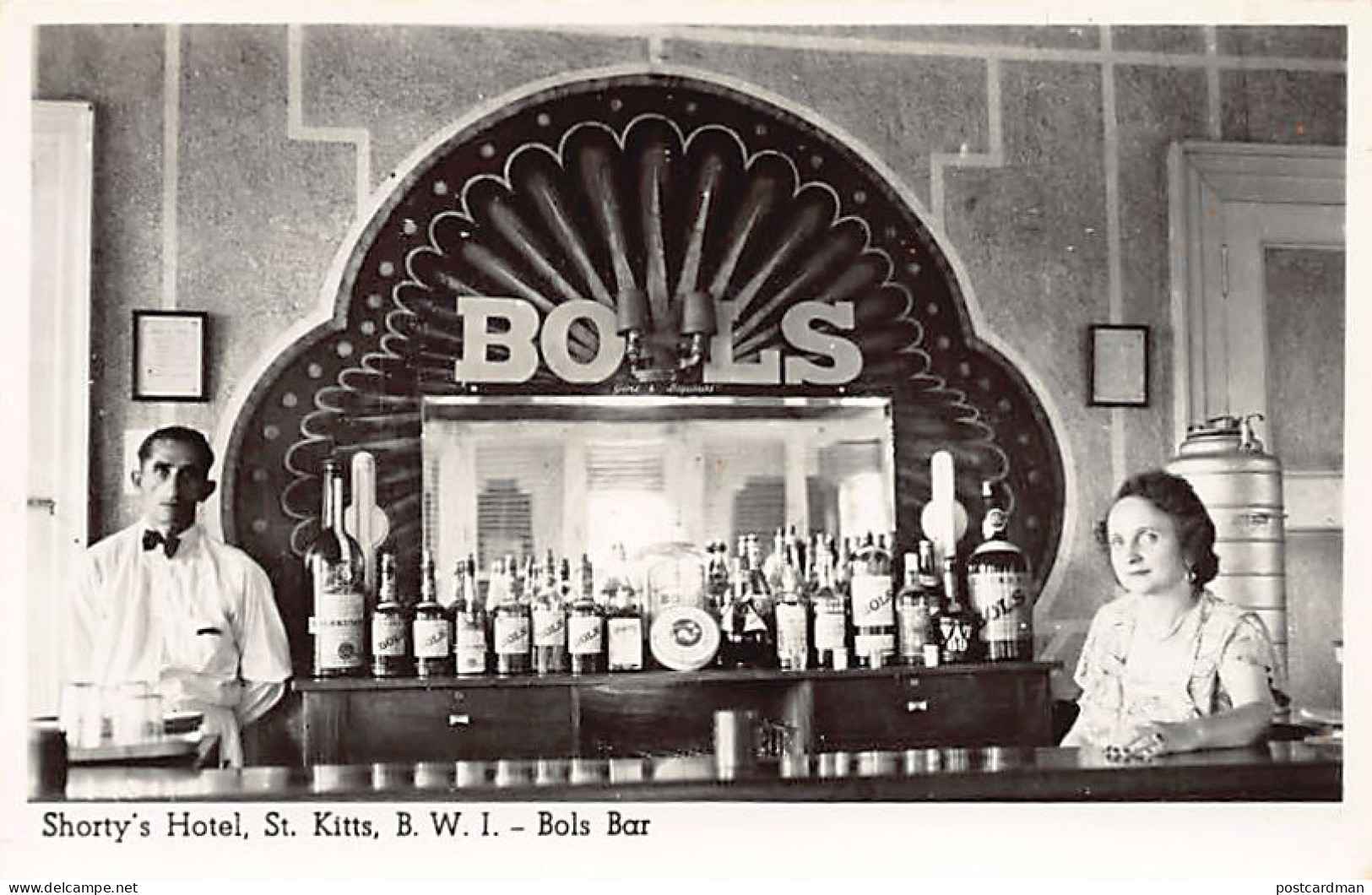 SAINT KITTS - Shorty's Hotel, Bols Bar - Publ. Unknwon - St. Kitts Und Nevis