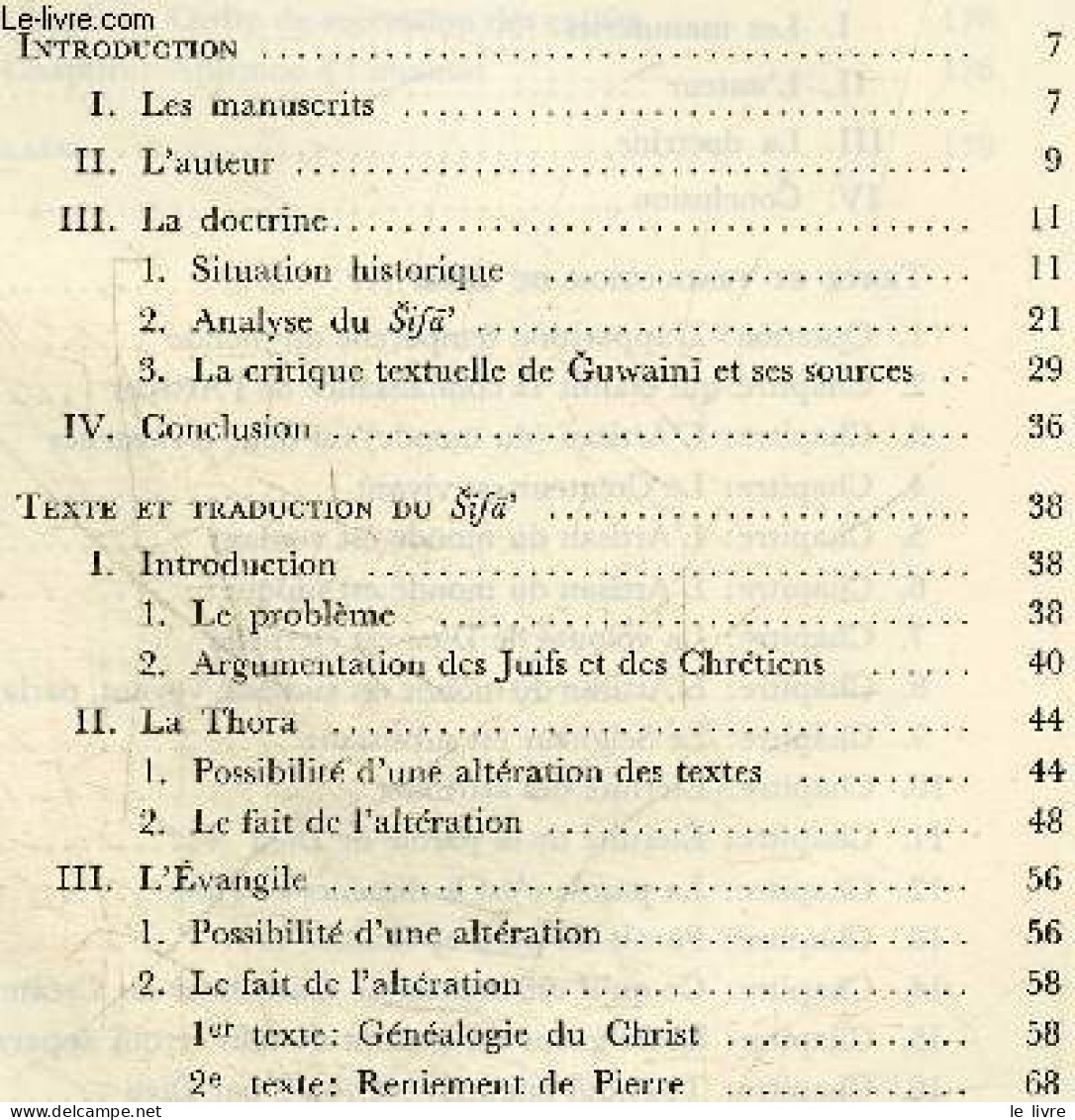 Textes Apologetiques De Guwaini (m. 478/1085) - Textes Arabes Traduits Et Annotes - Recherches N°43 - Publiees Sous La D - Cultural