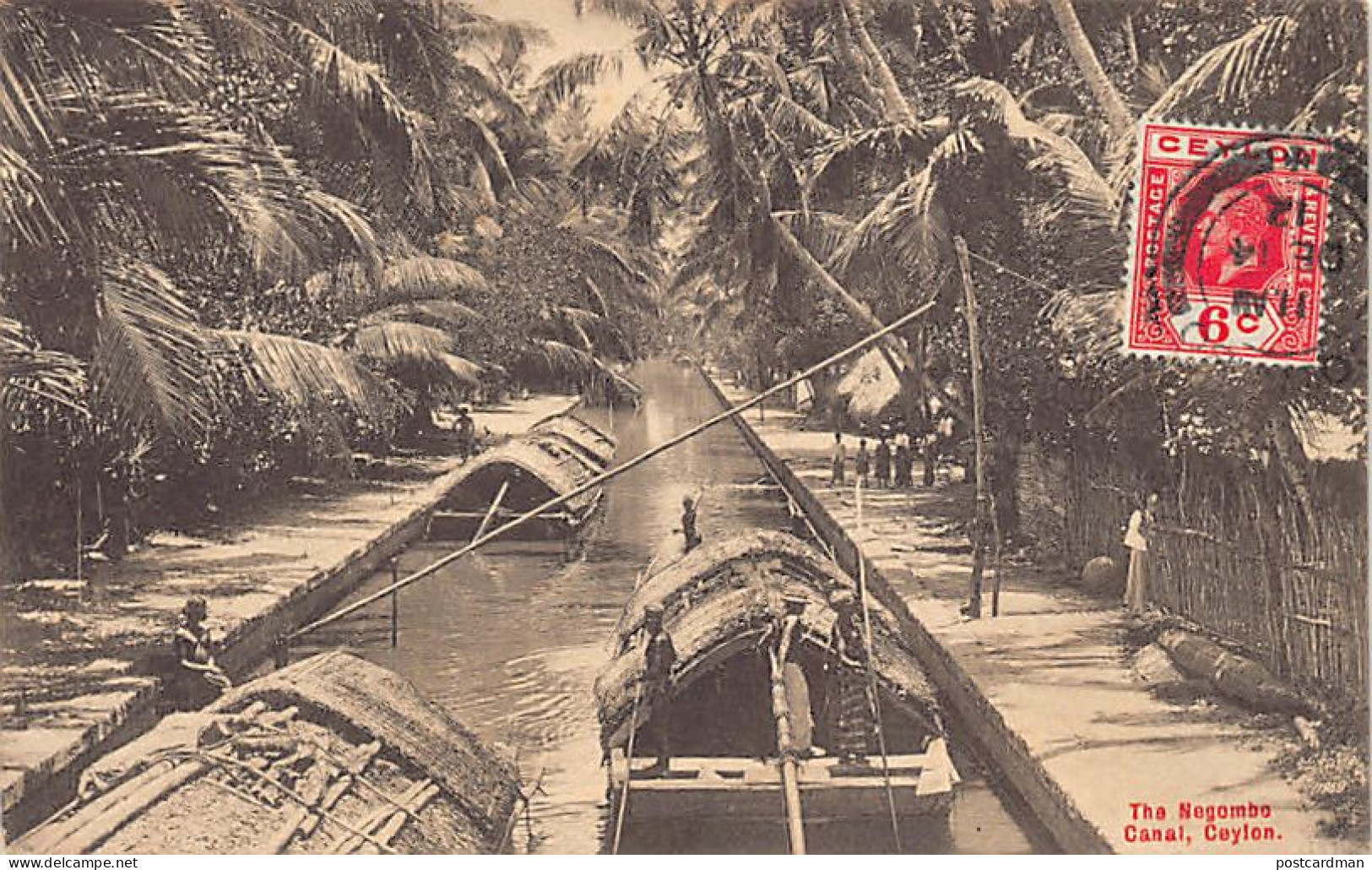 Sri Lanka - The Negombo Canal - Publ. Plâté & Co. 79 - Sri Lanka (Ceylon)