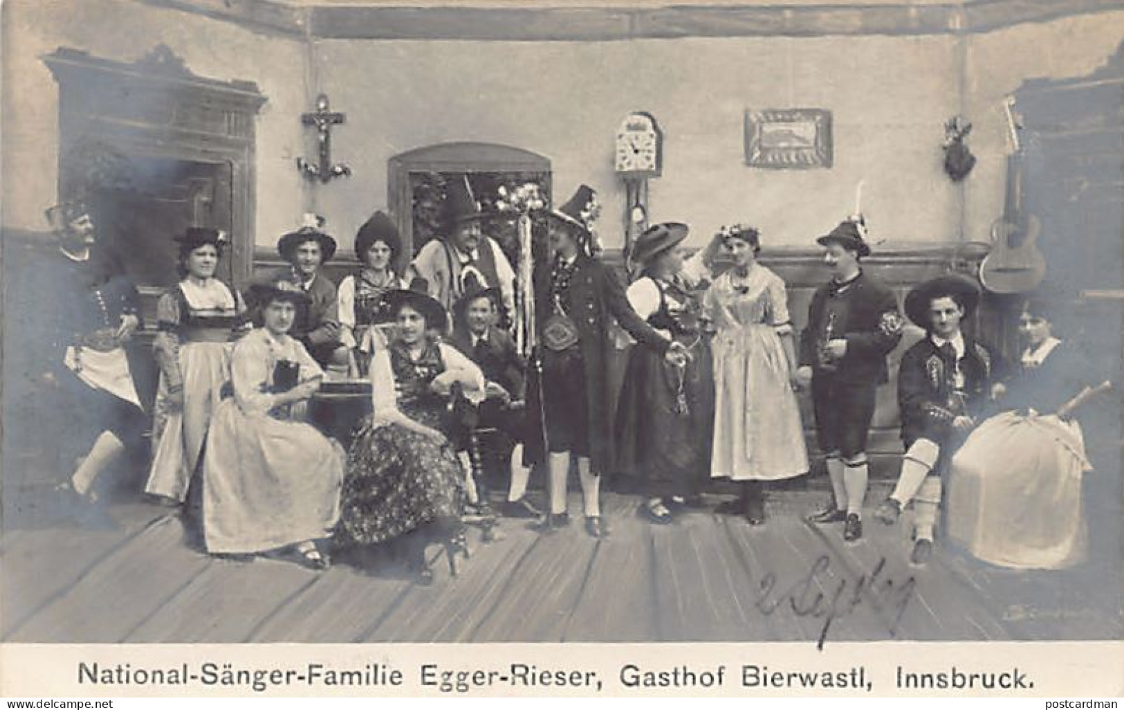 Österreich - Innsbruck (T) National-Sänger-Familie Egger-Rieser - Gasthof Bierwastl - Innsbruck