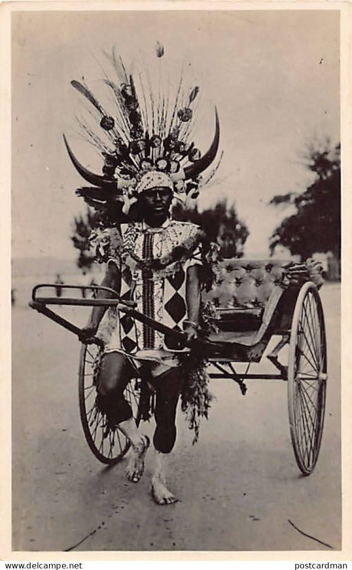 South Africa - DURBAN - Rickshaw Boy - REAL PHOTO - Publ. Unknown  - South Africa
