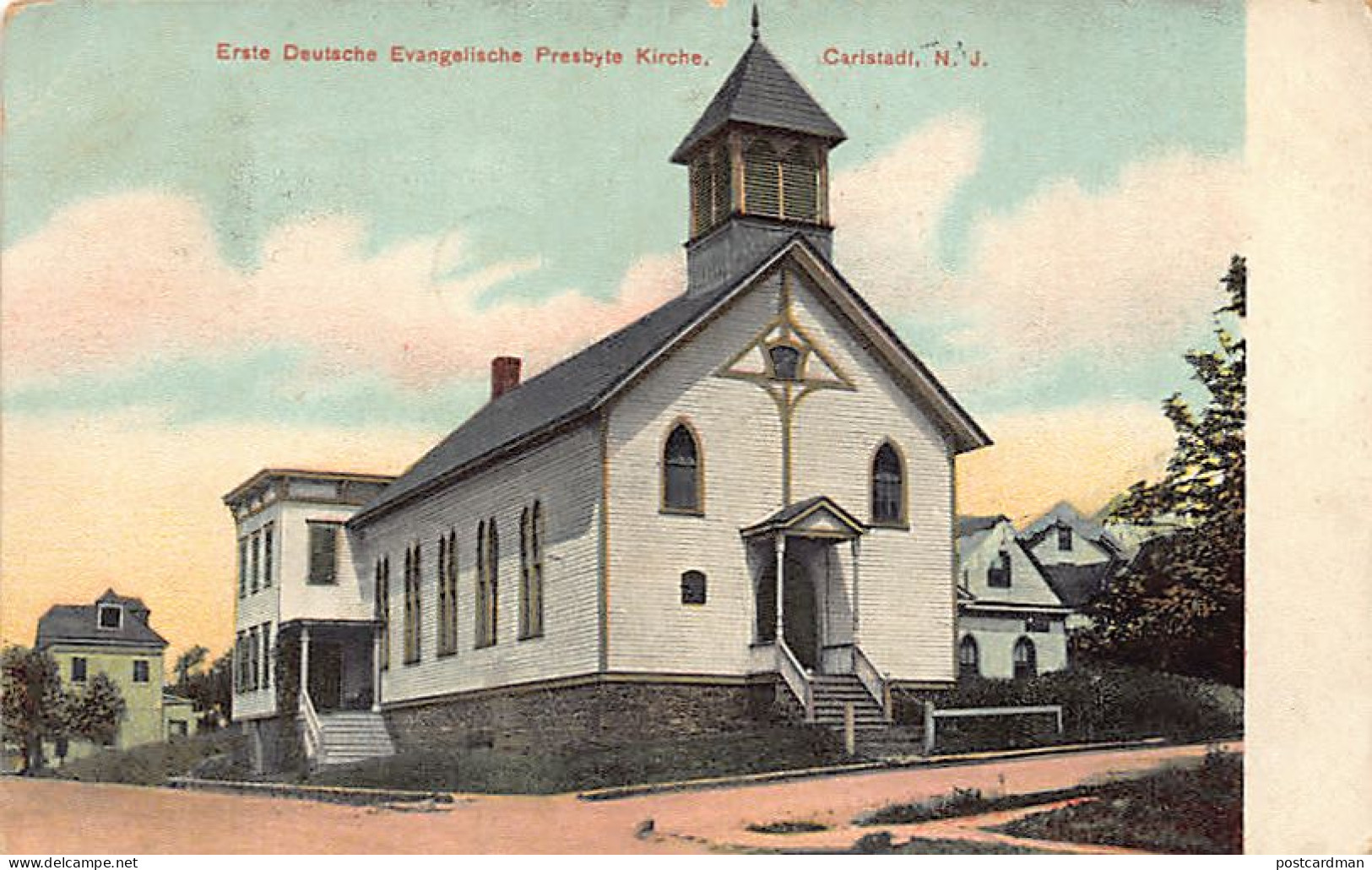 Usa - CARLSTADT (NJ) Erste Deutsch Evangelische Presbyte Kirche - Autres & Non Classés