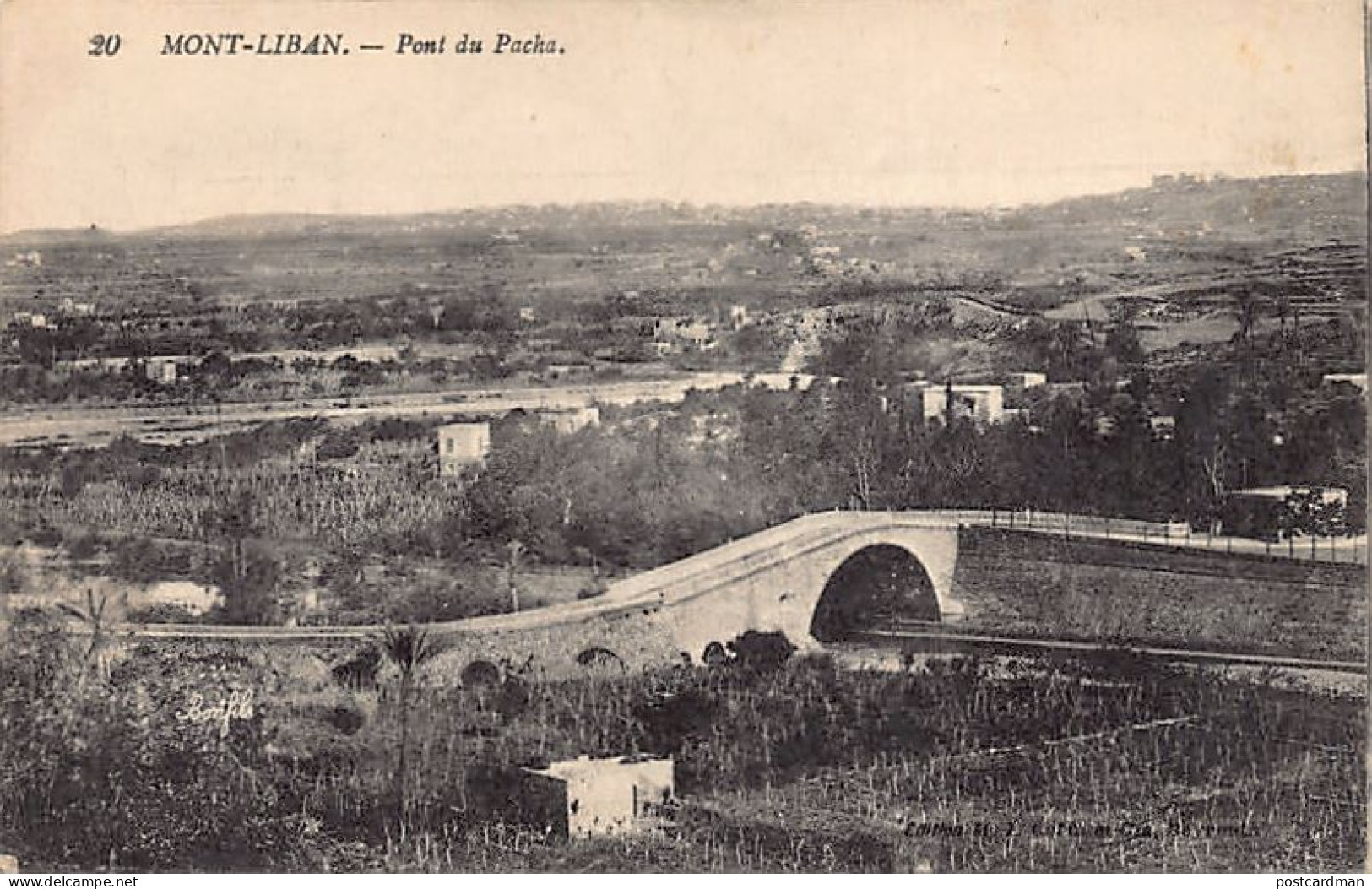 Liban - Mont-Liban - Pont Du Pacha - Ed. M. I. Corm Et Cie 20 - Libanon