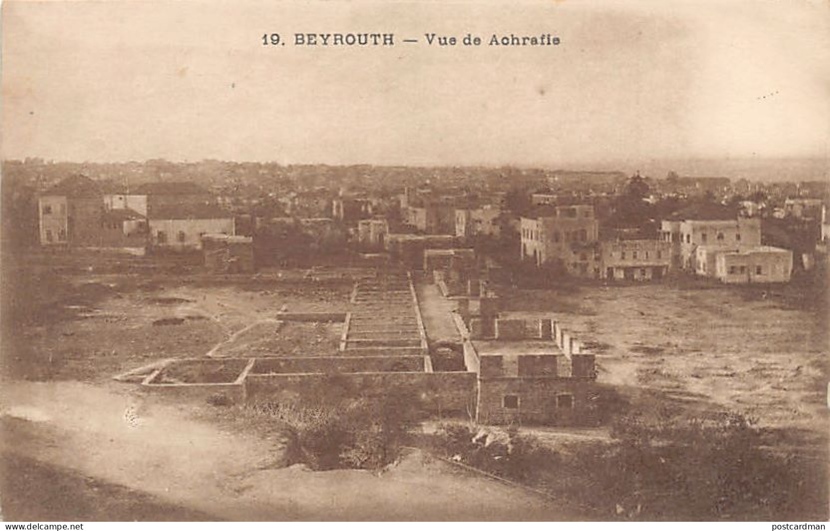 Liban - BEYROUTH - Vue De Achrafieh - Ed. Aux Cèdres Du Liban - Michel I. Corm & Cie 19 - Liban