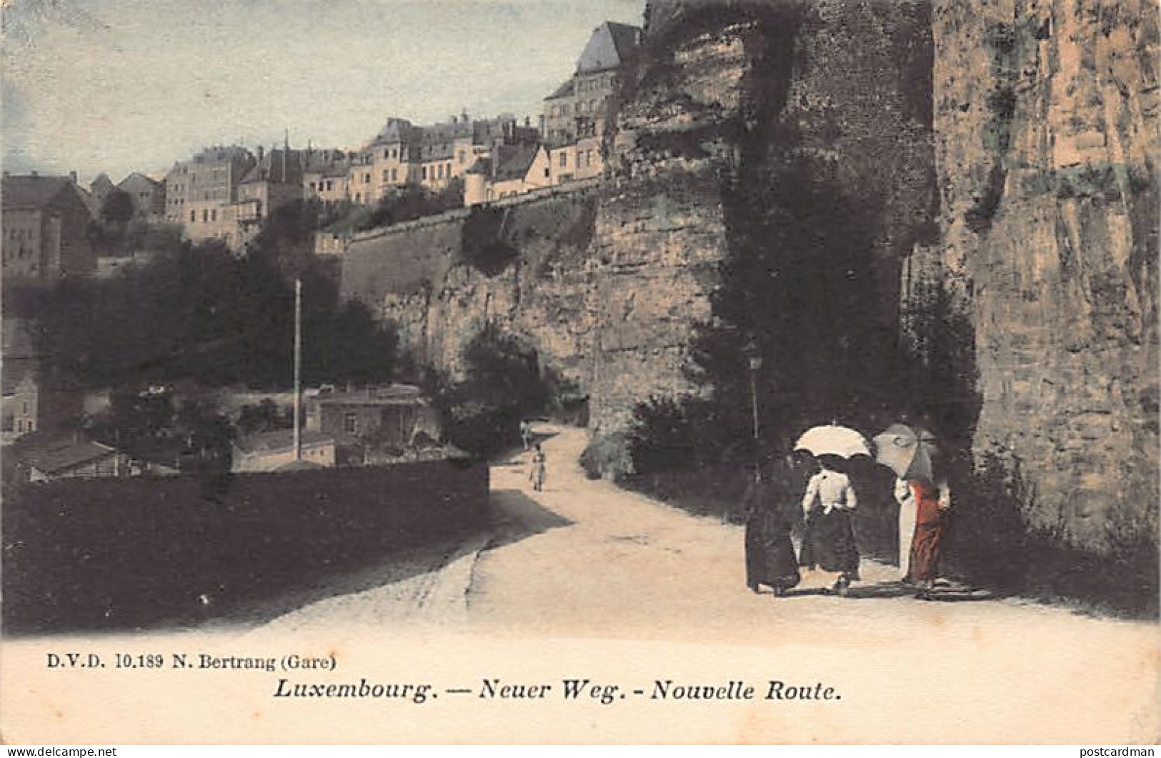 LUXEMBOURG VILLE - Nouvelle Route - Ed. D.V.D. 10189 - Luxemburg - Stad