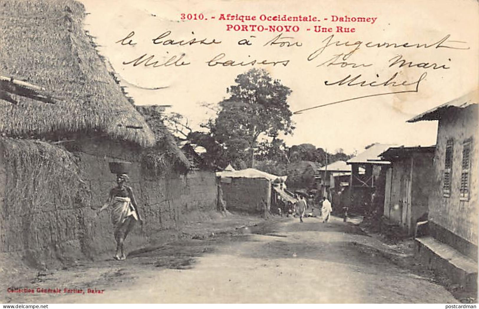 Bénin - PORTO NOVO - Une Rue - Ed. Fortier 3010 - Benin