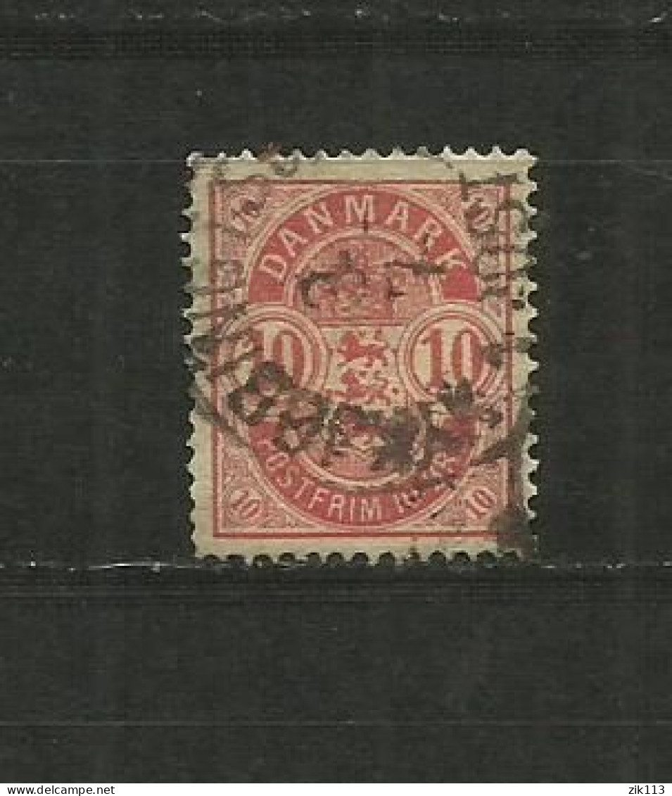 DENMARK  1884 - MI. 35, USED - Gebruikt