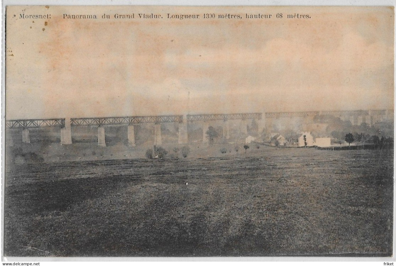 - 3558 - MORESNET (Plombieres Et Environs ) Panorama Du Grand Viaduc - Plombières