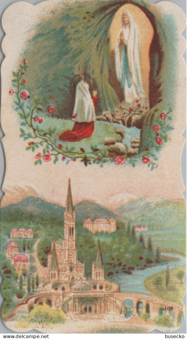 Andachtsbild LOURDES Bernadette Soubirous Image Pieuse De Allemagne Image Sainte Image Religieuse Heiligenbild Maria - Mexique