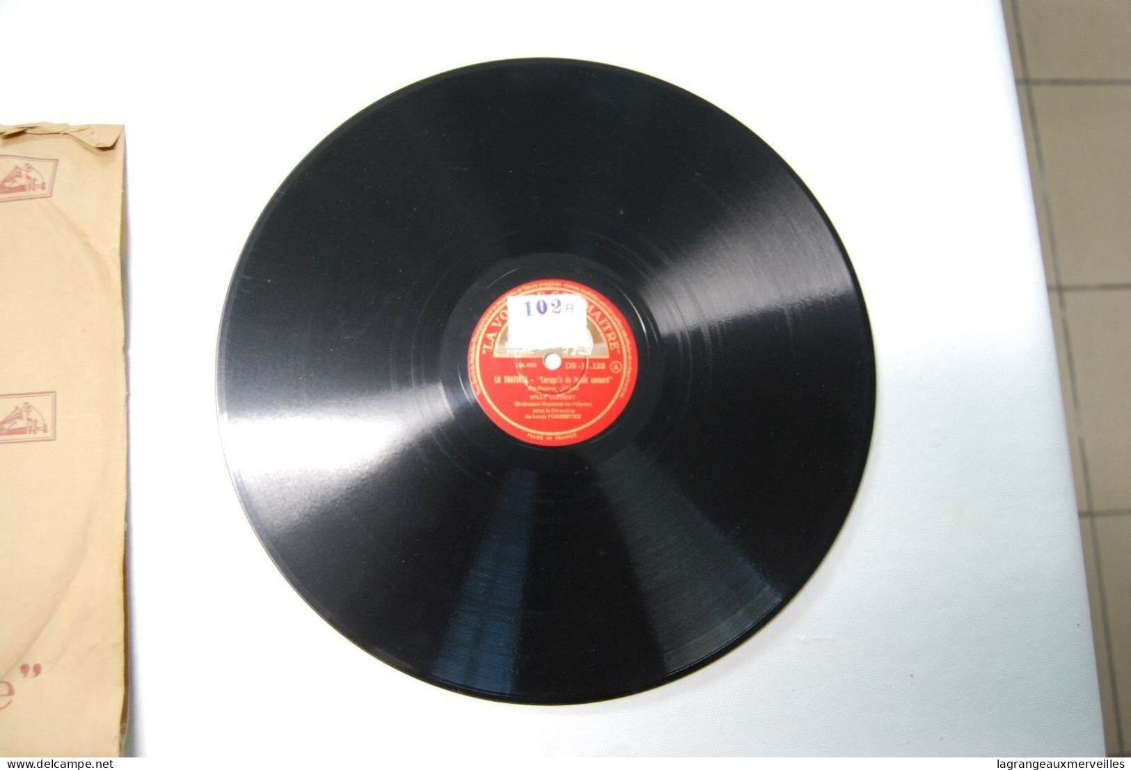 Di2 - Disque - His Masters Voice - La Traviata - 78 Rpm - Schellackplatten