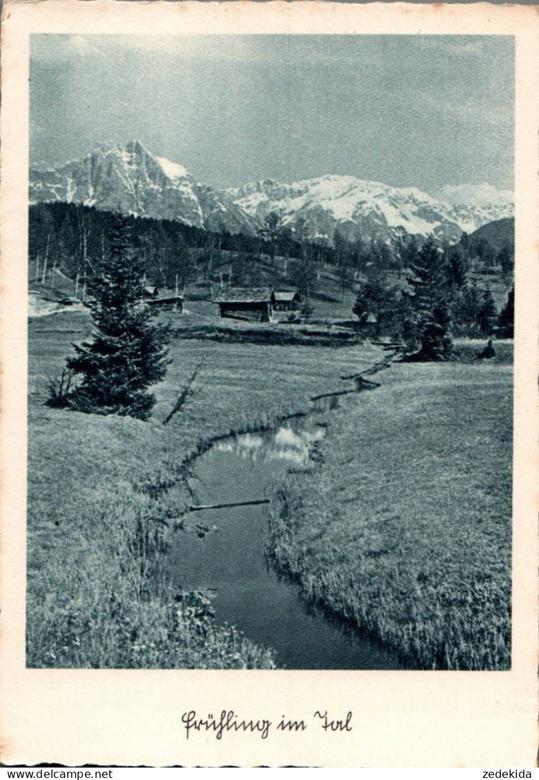 H1391 - Hoffmann Heinrich Foto Künstlerkarte - Frühling Im Tal - Selbstverlag - Autres & Non Classés