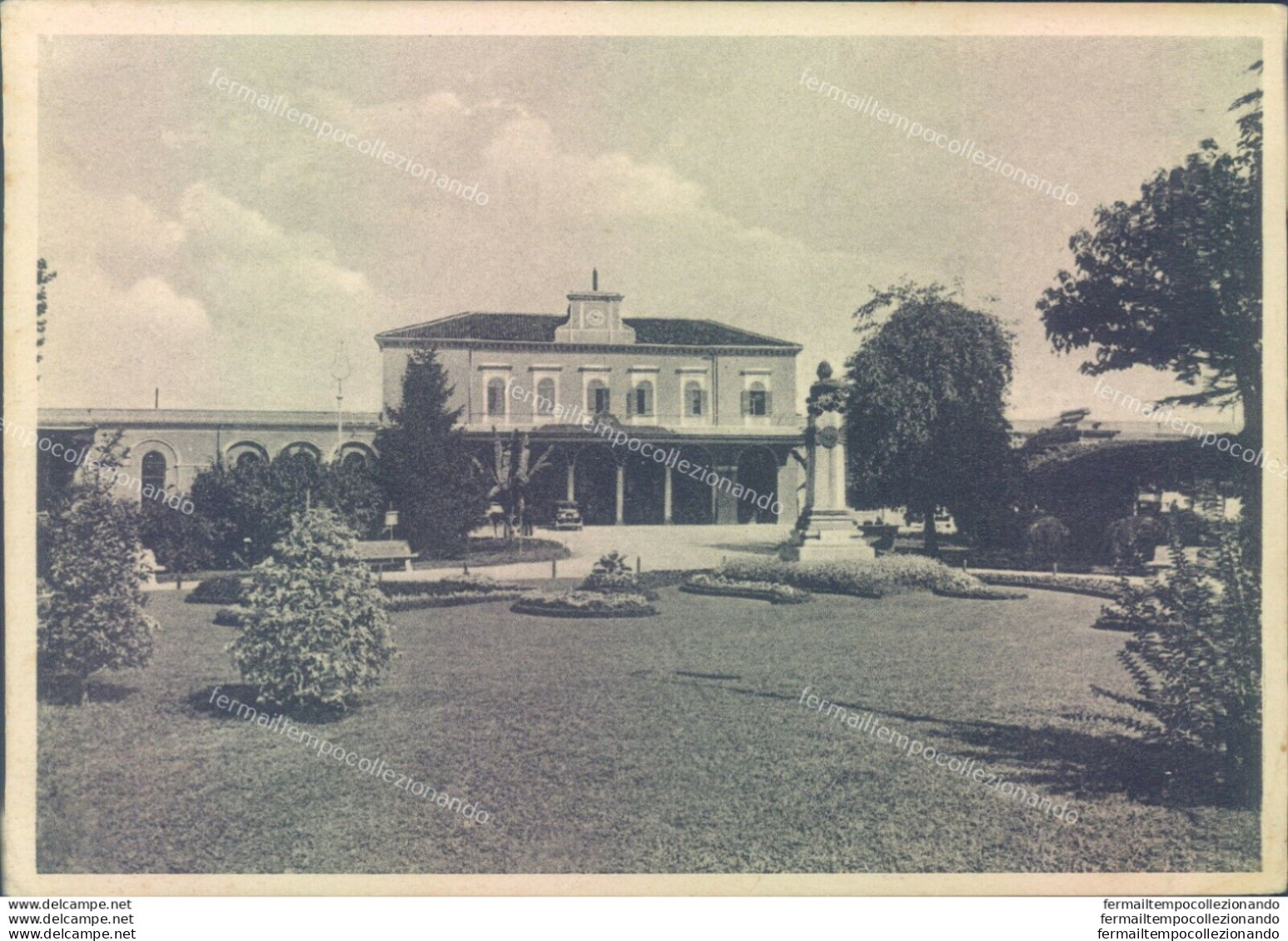 M52 Cartolina Voghera Stazione Ferroviaria 1936  Provincia Di Pavia - Pavia