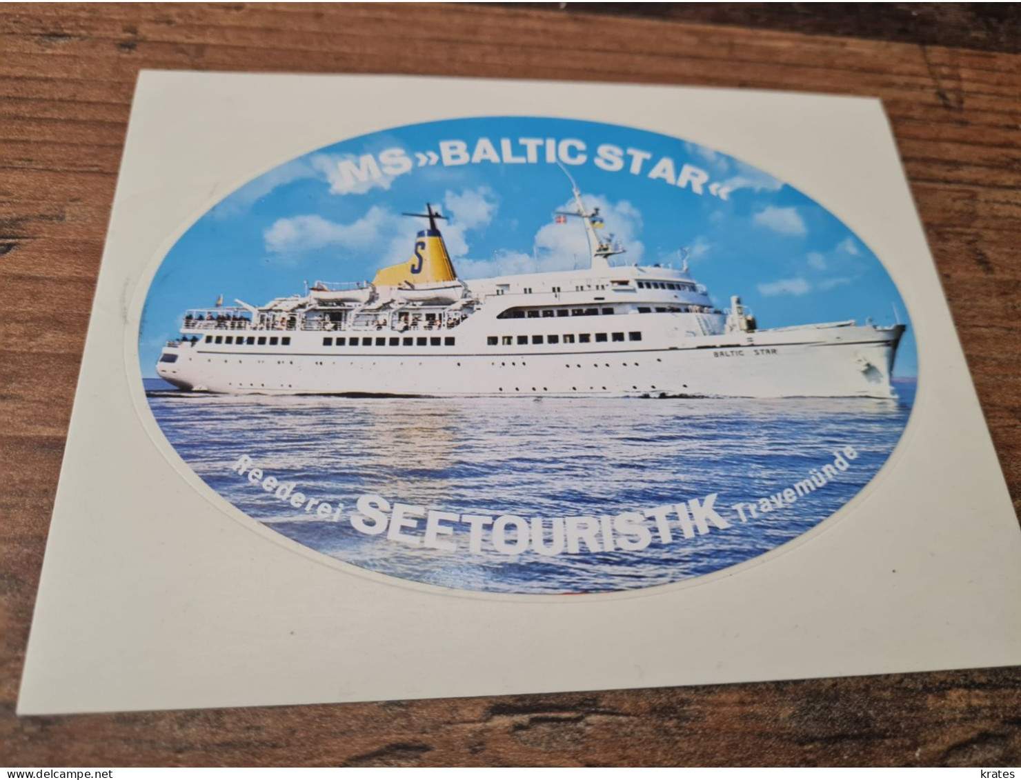 Postcard - Ship  "Baltic Star", Selfadhesive Card - Segelboote